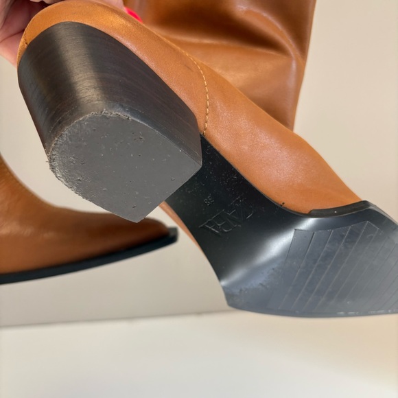 Zara Leather Knee High Boots - Picture 6 of 6